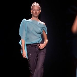 CHLOE Iconic Stella McCartney Horse Collection Pants S/S 2001 Runway Sz 38